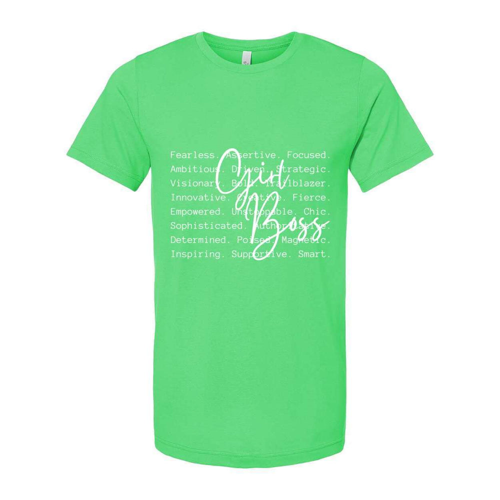 Girlboss Women's Tee – Definition of a Boss Babe - White