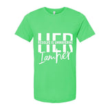 Unwavering Resolve Women's Tee – HER Faith Stands Firm - White