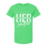 HER Spirit is Unbreakable Women's Tee – HER Light Can’t Be Dimmed - White