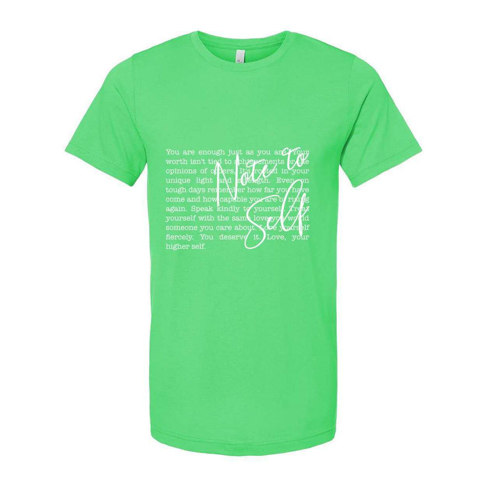 Note To Self Women's Tee – Sacred Reminders - White