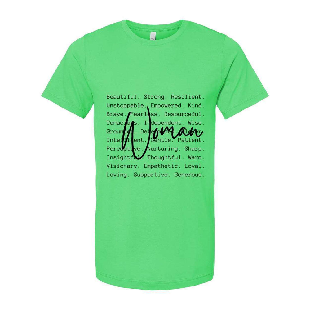 Definition of a Woman - Woman's Empowerment Tee