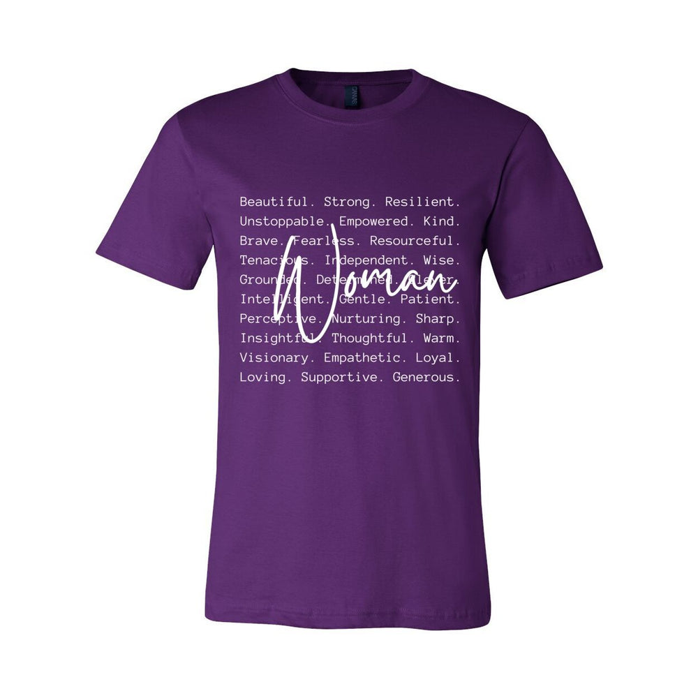 Definition of a Woman - Woman's Empowerment Tee - White