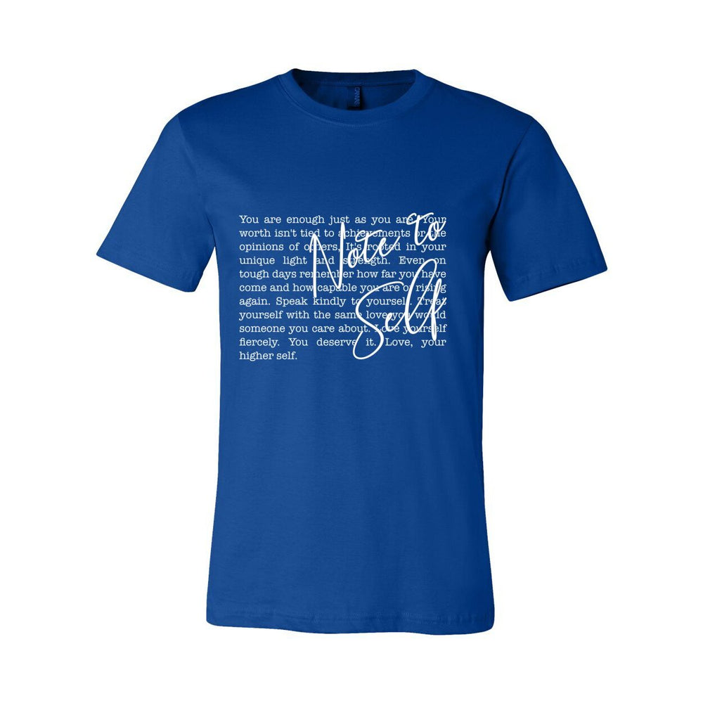 Note To Self Women's Tee – Sacred Reminders - White