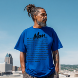 I AM HIM — Man Definition | Black Ink | T-Shirt | Definitions of HIM Collection