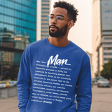 I AM HIM — Man Definition | Black Ink | T-Shirt | Definitions of HIM Collection