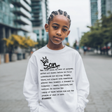 I AM HIM — Son Definition | Black Ink | Long Sleeve Tee | Legacy Collection