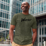 I AM HIM — Warrior Definition | Black Ink | T-Shirt | Definitions of HIM Collection