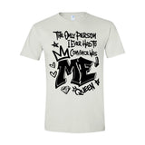 The Only Person I Ever Had to Convince Was ME — Black Graffiti Tee | Around the Way Girl Collection
