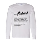 I AM HIM — Husband Definition | Black Ink | Long Sleeve Tee | Definitions of HIM Collection