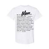 I AM HIM — Man Definition | Black Ink | T-Shirt | Definitions of HIM Collection