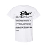 I AM HIM — Father Definition | Black Ink | T-Shirt | Definitions of HIM Collection
