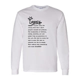 I AM HIM — Legacy Definition | Black Ink | Long Sleeve Tee | Legacy Collection