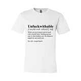 UnF*ckwithable Definition Women's Tee | Women’s Confidence Tee - Black
