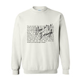 You Are Enough Crewneck – The Gospel of Worthiness