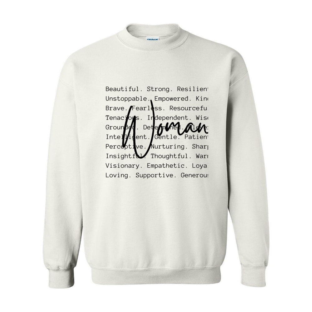 Definition of a Woman Crewneck – The Statement. The Standard