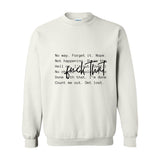 F*ck That - Women's Crewneck Sweatshirt | The Boundary Era Statement