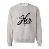 I AM HER Signature Women's Crewneck Sweater - I AM HER Apparel