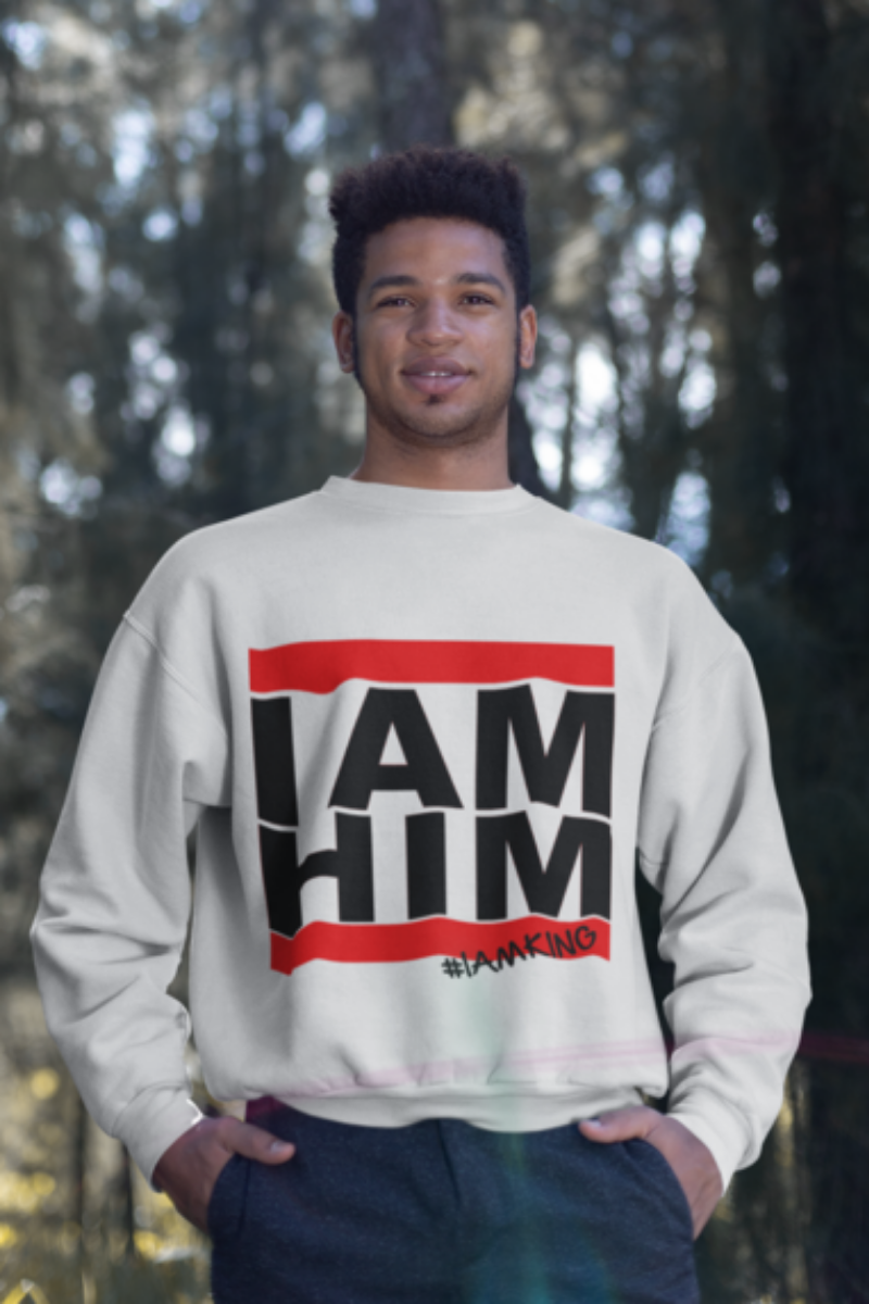 I AM HIM X I AM KING Mens Crewneck Sweatshirt Shop Men s I
