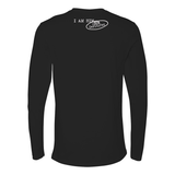 I AM A MAN Men's Longsleeve - Blk / Nvy - I AM HER Apparel