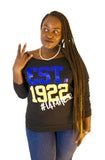 Sigma Gamma Rho Inspired - EST. 1922 Women's Wideneck Top - I AM HER Apparel