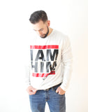 I AM HIM X I AM KING – Casual Men’s Longsleeve Shirt - White - I AM HER Apparel