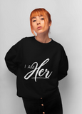 I AM HER Signature Women's Crewneck Sweater - I AM HER Apparel