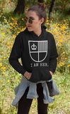 I AM HER Shield Women's Hooded Sweatshirt - I AM HER Apparel