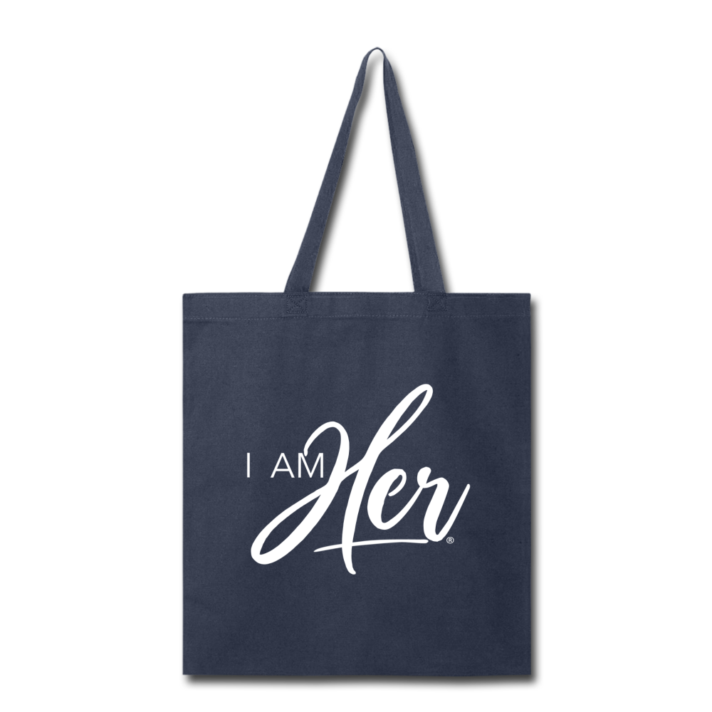 I AM HER - Women's Canvas Tote Bag - I AM HER Apparel