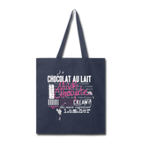 Milk Chocolate - Canvas Tote Bag - I AM HER Apparel