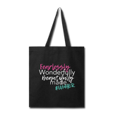 Fearlessly, Wonderfully and Beautifully Made – Canvas Tote Bag - I AM HER Apparel