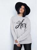 I AM HER Signature Women's Crewneck Sweater - I AM HER Apparel